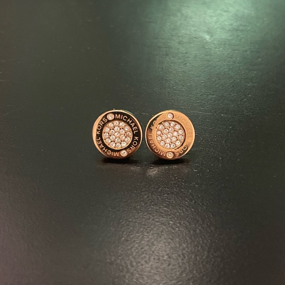Michael Kors Rose Gold Earrings
